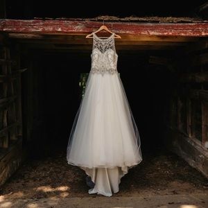 Wedding Dress and Veil